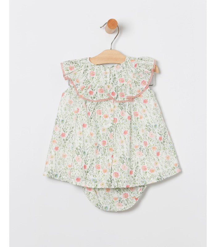 Jesusito bebé niña estampado de flores