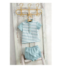 Conjunto bebé niño de camiseta y short Colección Catalina Cuka by Basmarti