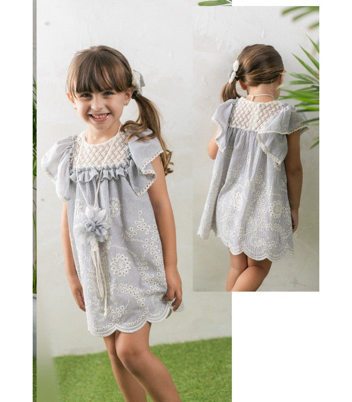 Vestido Niña  corte recto Colección Maria Antonieta