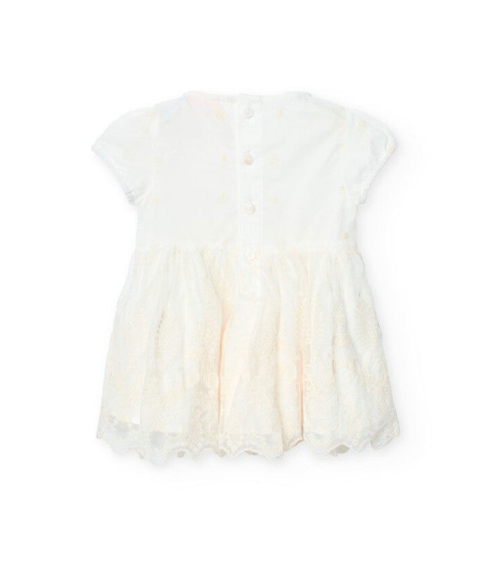 Vestido niña tul bordado para ocasiones especiales