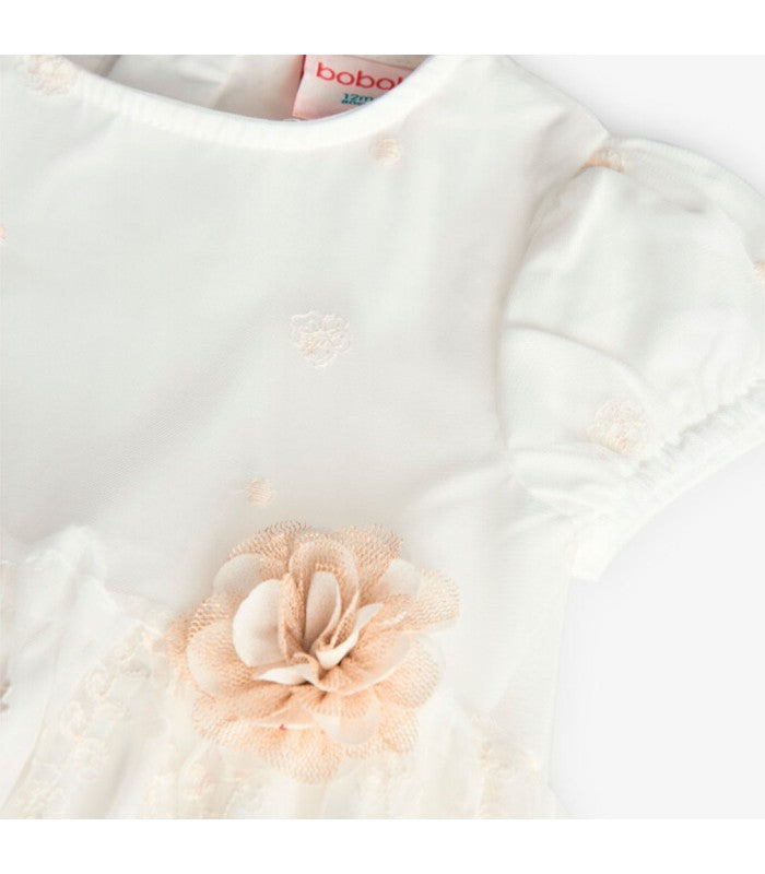 Vestido niña tul bordado para ocasiones especiales