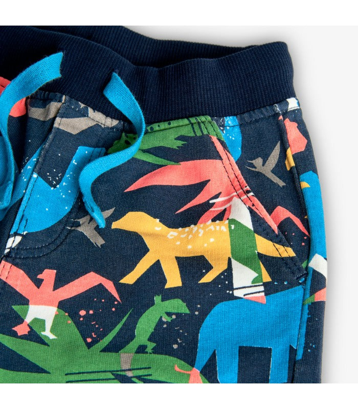 Bermuda  de punto bebé y niño estampada de animales