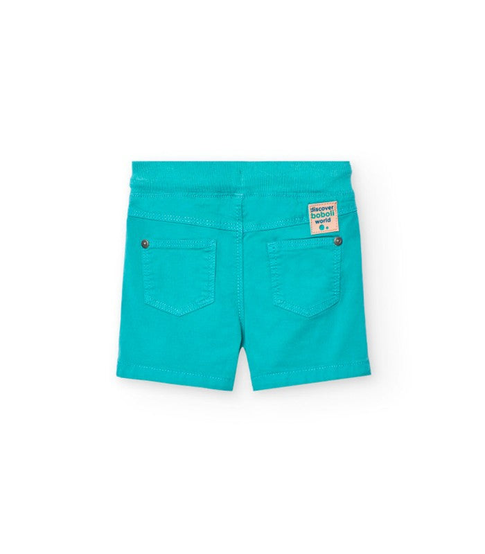 Bermuda de gabardina para niño bebé y niño