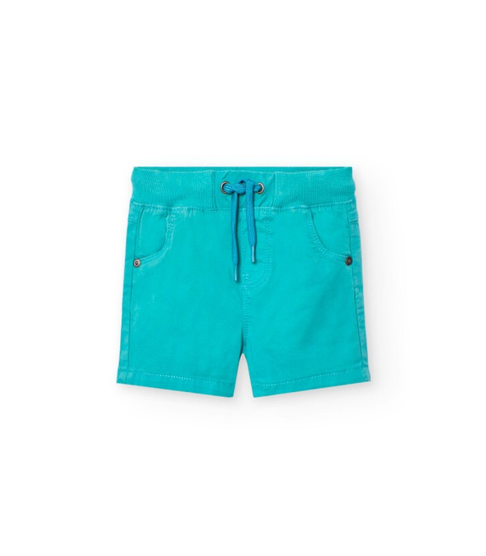 Bermuda de gabardina para niño bebé y niño