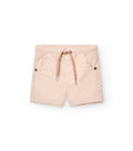 Bermuda de gabardina bebé y niño color beige