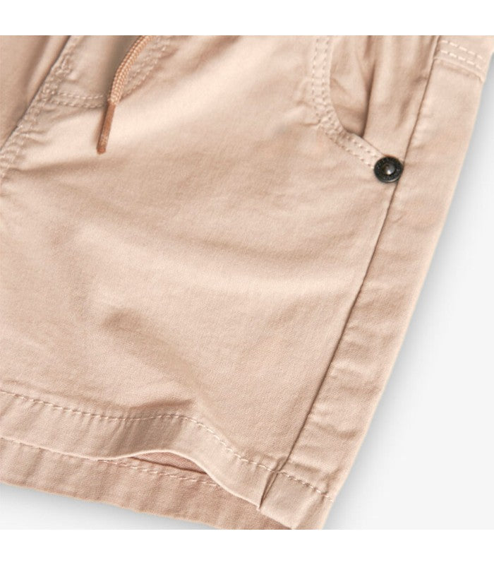 Bermuda de gabardina bebé y niño color beige