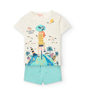 Conjunto para bebé y niña de camiseta y short Modelo Beautiful