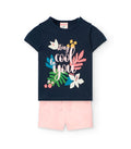 Conjunto para bebé y niña de camiseta y short Modelo Cool