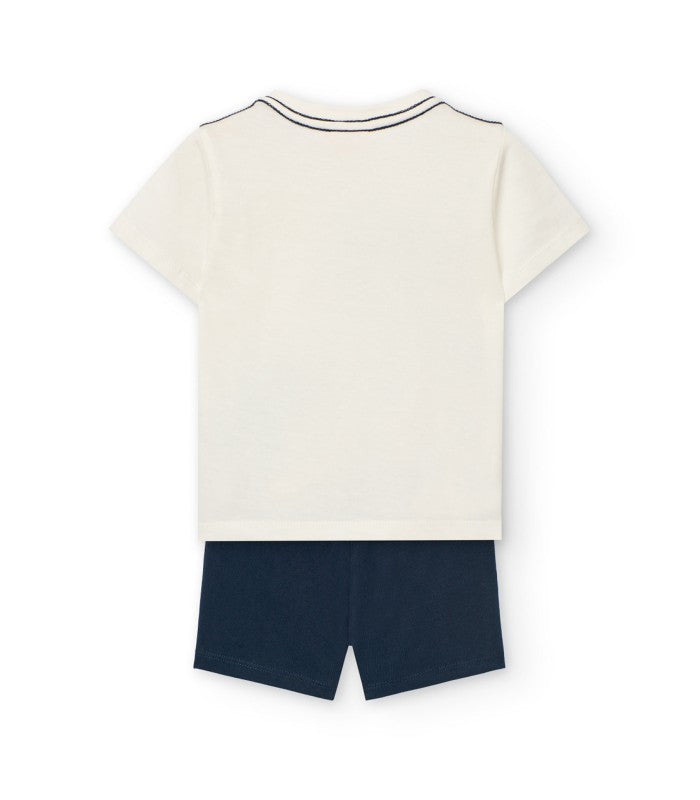Conjunto para bebé y niño de camiseta y short Modelo Animal
