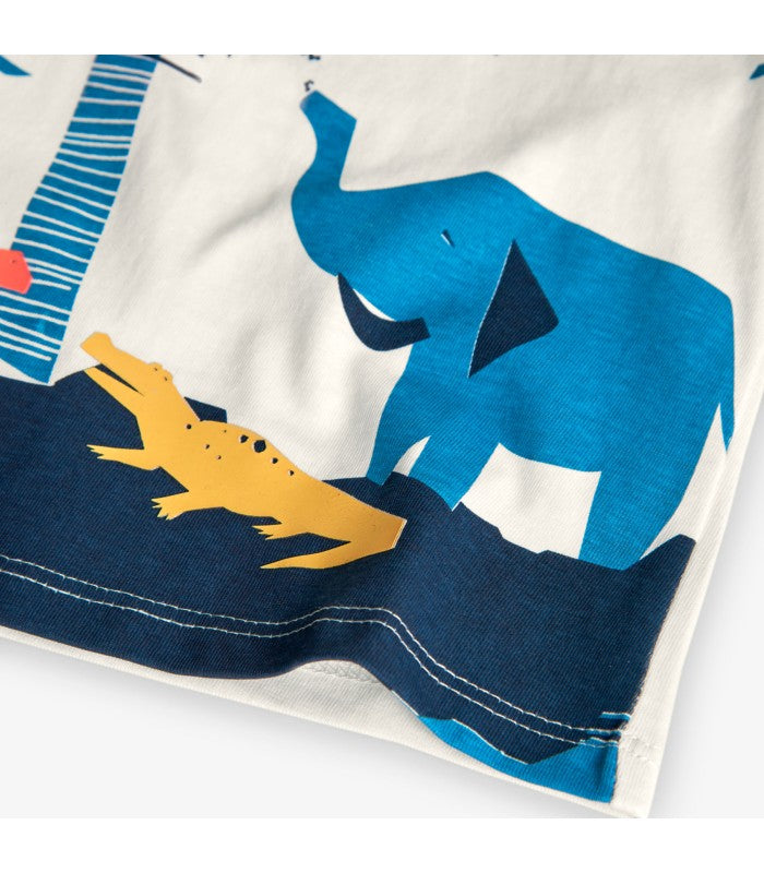 Conjunto para bebé y niño de camiseta y short Modelo Animal