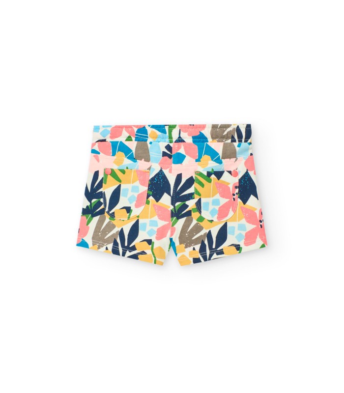 Bermudas para niña y bebé estampadas Modelo Flora