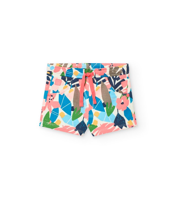 Bermudas para niña y bebé estampadas Modelo Flora