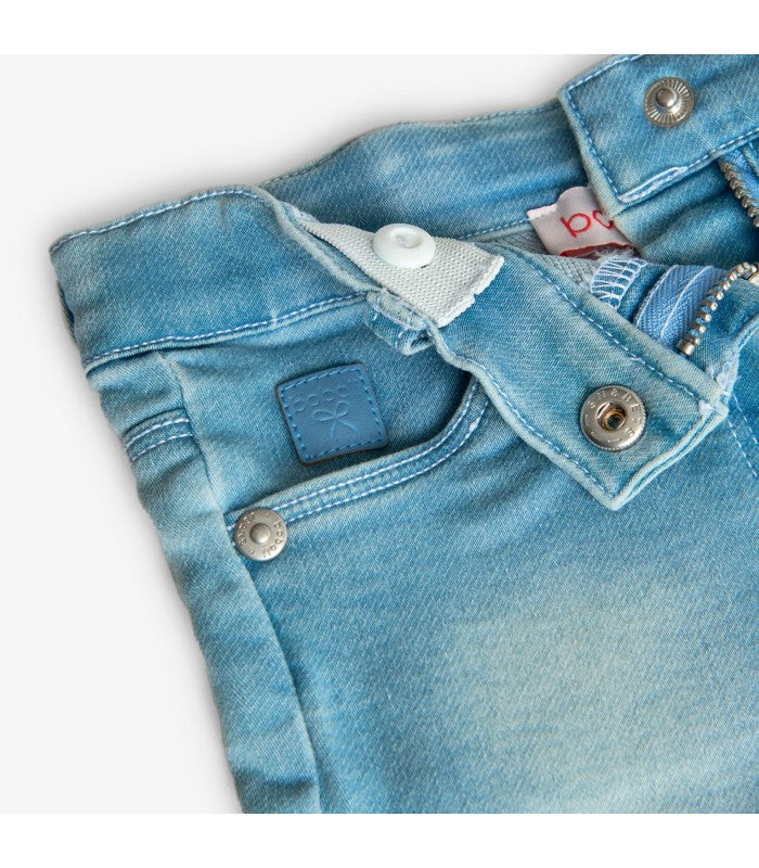 Short de punto demin para niña Modelo Summer