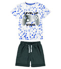 Conjunto para niño de camiseta y short de algodón. Modelo Play