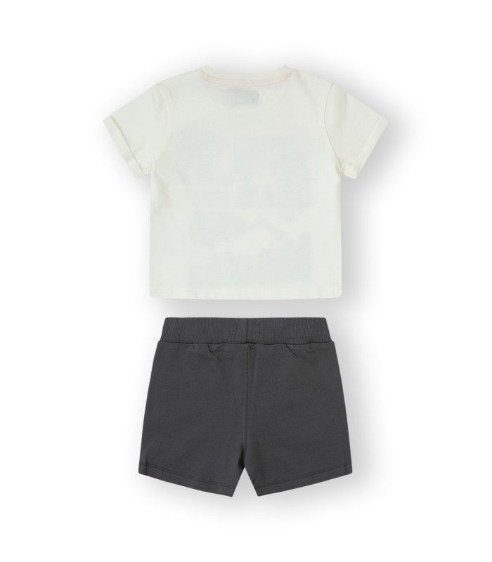 Conjunto bebé niño de camiseta y short. Modelo Safari