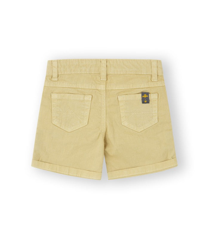 Bermuda bebé niño color beige. Modelo Desert