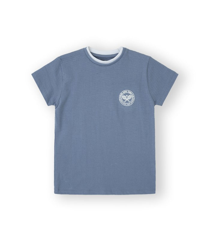Camiseta niño azul. Modelo Jason