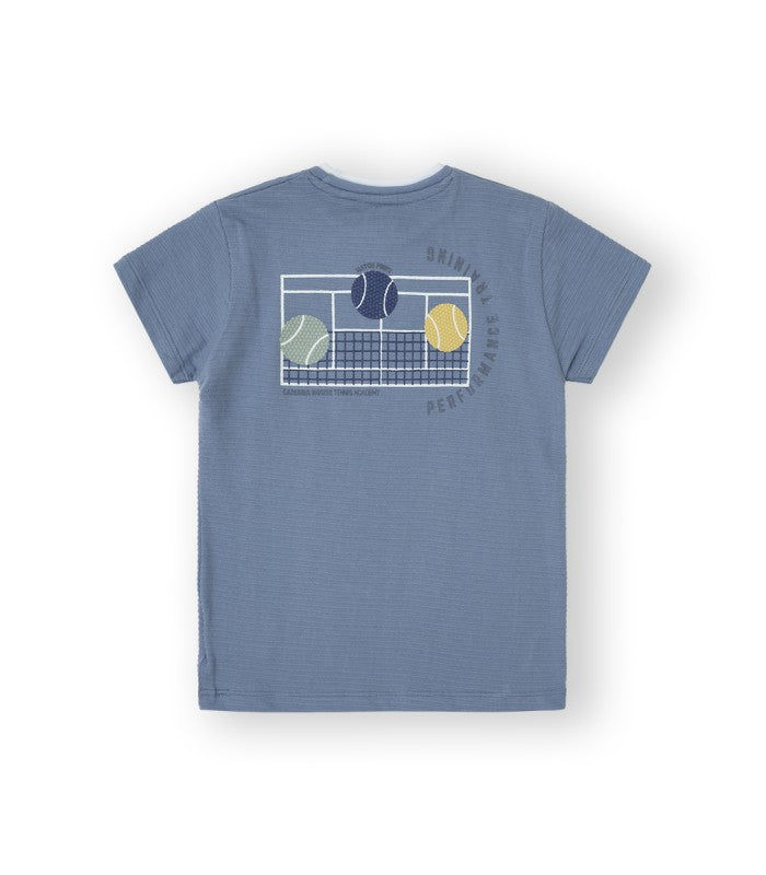 Camiseta niño azul. Modelo Jason