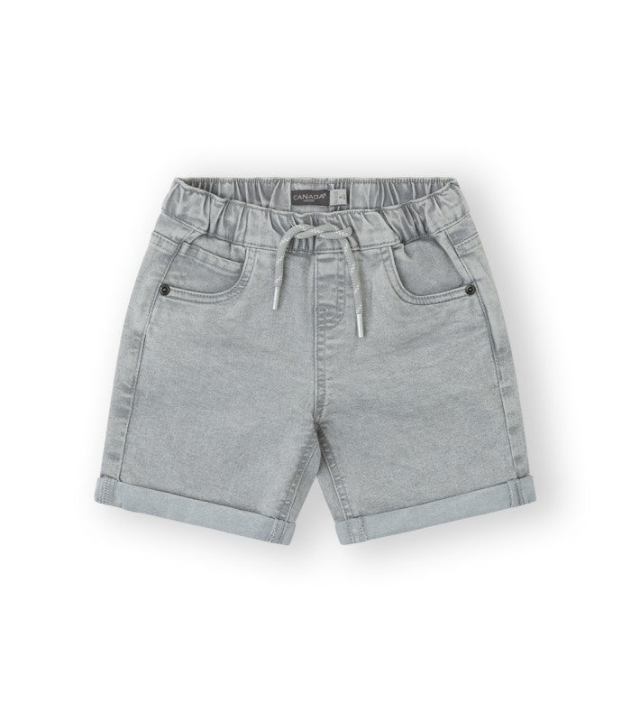 Short vaquero demin gris para niño. Modelo Leg