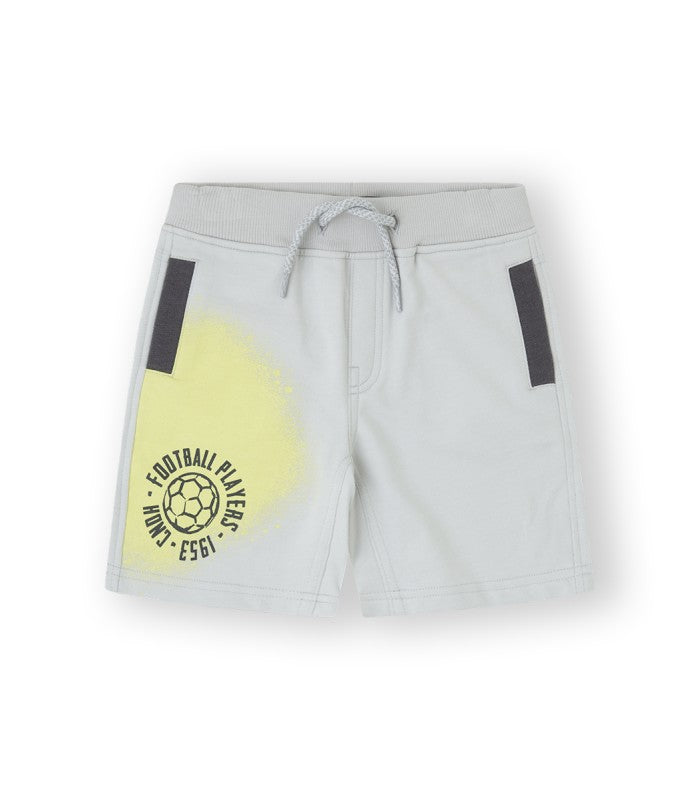 Bermuda de punto para niño color gris. Modelo Player
