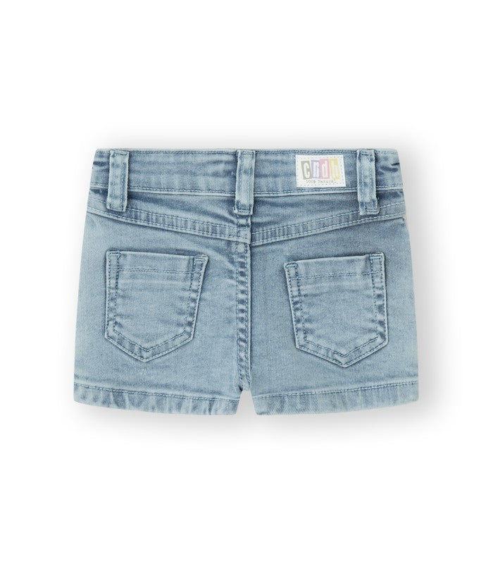 Short vaquero bebé niña. Modelo Cherry