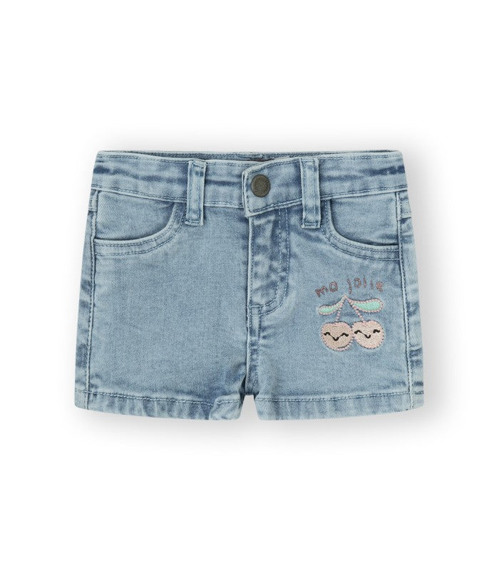 Short vaquero bebé niña. Modelo Cherry
