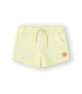 Short de punto para niña color amarillo. Modelo Sunny