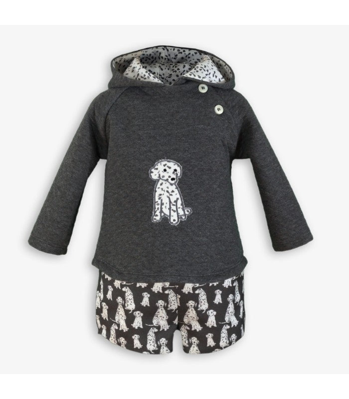 Conjunto bebé niño de sudadera y  bombacho
