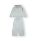 Conjunto Niña de sudadera y pantalón ancho. Modelo Grey