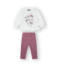 Diane baby and girl sweatshirt and legging set