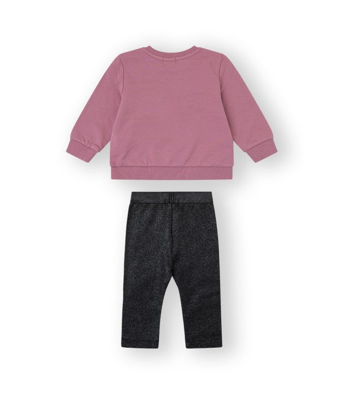 Elena Baby and Girl Sweatshirt and Legging Set