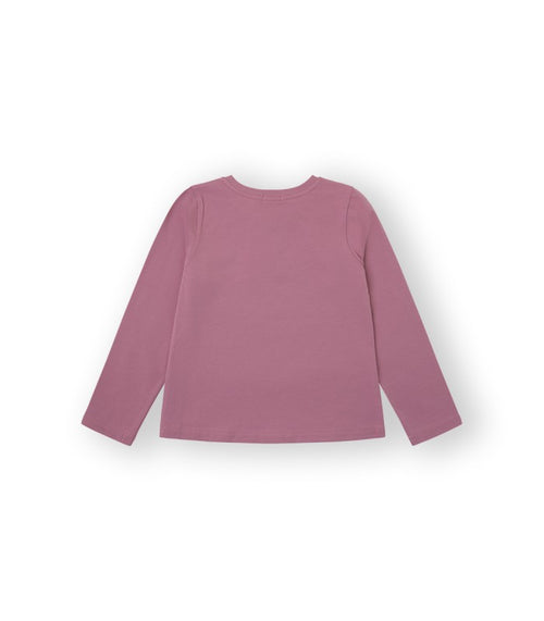Camiseta Niña rosa palo. Modelo Lilly