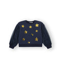 Sudadera azul marino Niña. Modelo Aquarius