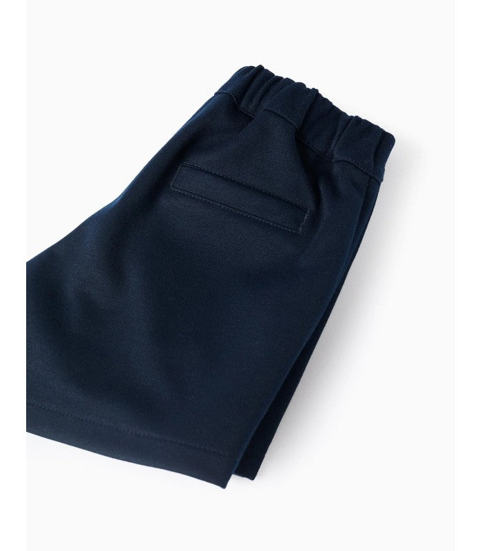 Falda-Pantalón Plisada para Niña, Azul Oscuro