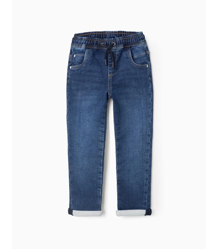 Pantalón Vaquero 'Slim' para Niño, Azul Oscuro