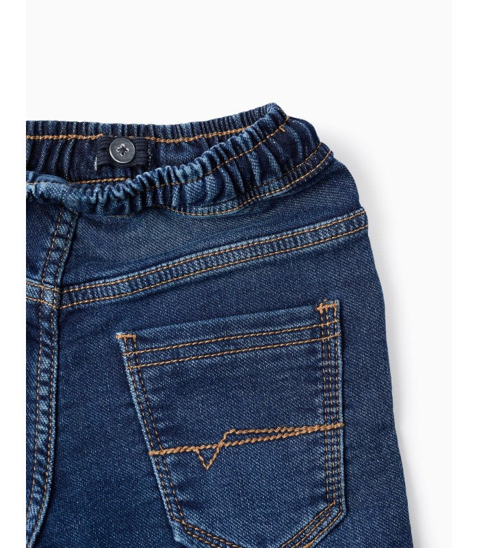 Pantalón Vaquero 'Slim' para Niño, Azul Oscuro