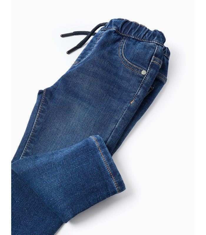 Vaqueros Jogger 'Slim Fit' para Bebé Niño, Azul Oscuro