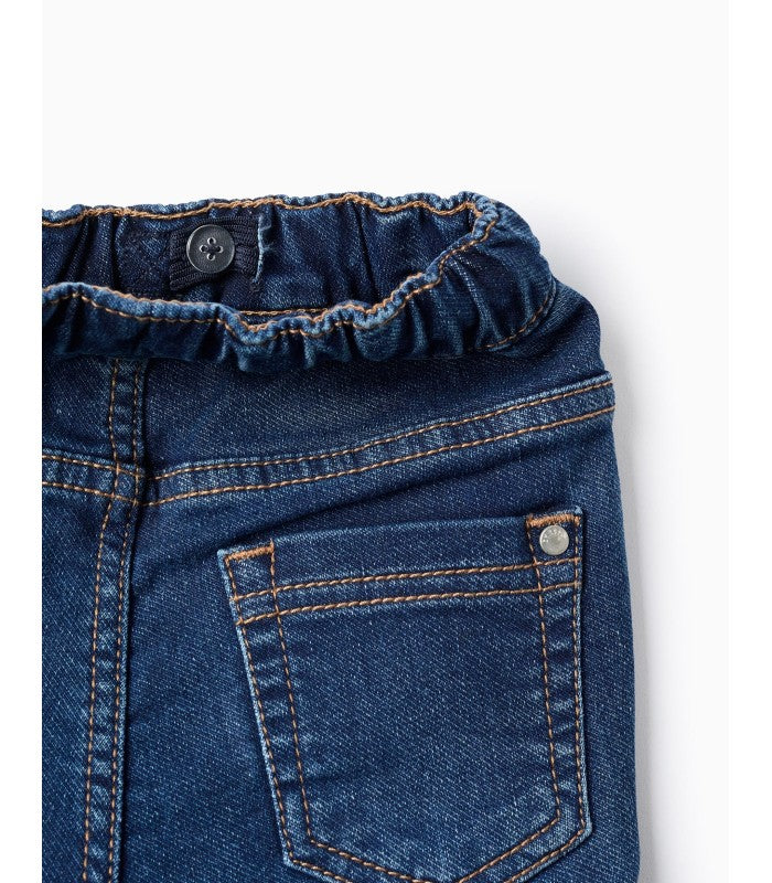 Vaqueros Jogger 'Slim Fit' para Bebé Niño, Azul Oscuro