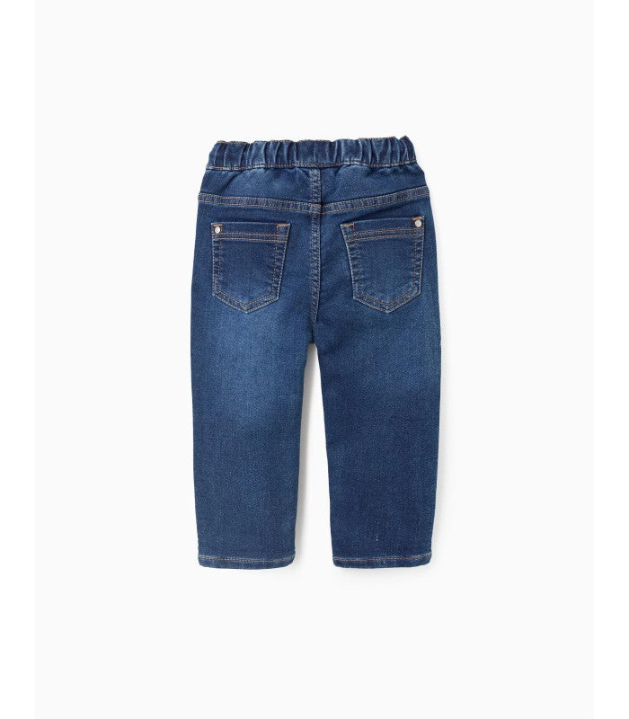 Vaqueros Jogger 'Slim Fit' para Bebé Niño, Azul Oscuro