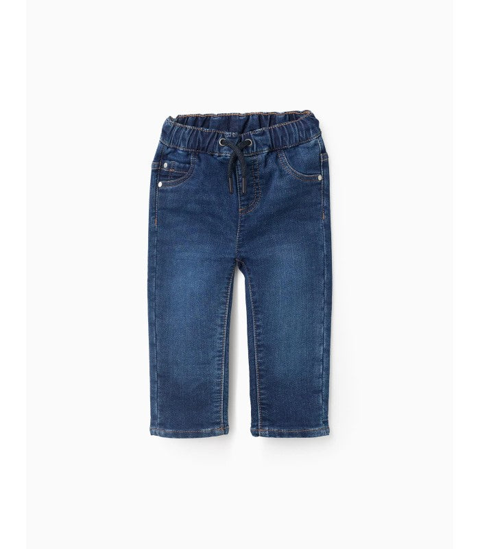Vaqueros Jogger 'Slim Fit' para Bebé Niño, Azul Oscuro