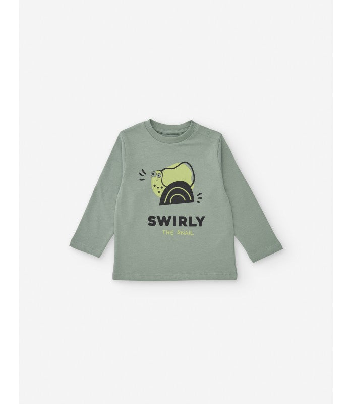 Camiseta  Caracol para bebé Niño