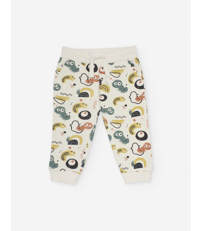 Pantalón deportivo afelpado para bebé niño. Modelo Caracol