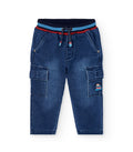 Pantalón demin punto para niño