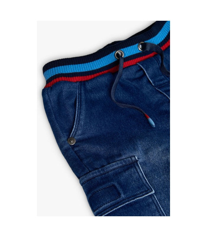 Pantalón demin punto para niño