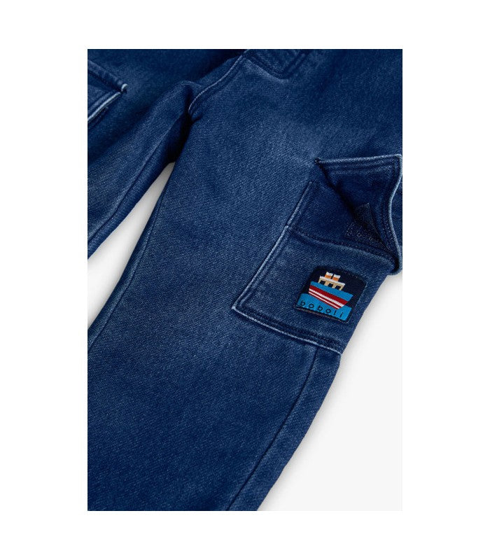 Pantalón demin punto para niño
