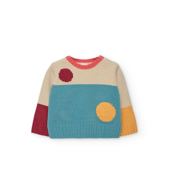 Jersey Tricotosa multicolor niña
