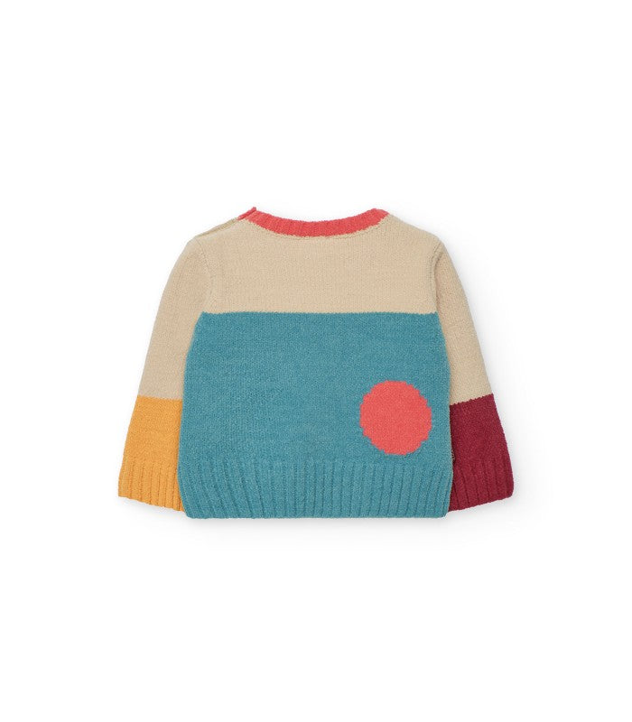 Jersey Tricotosa multicolor niña