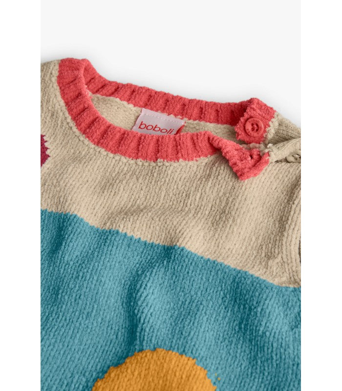 Jersey Tricotosa multicolor niña