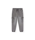 Pantalón demin niño gris