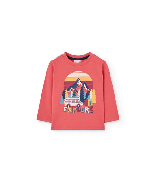 Camiseta niño punto montaña